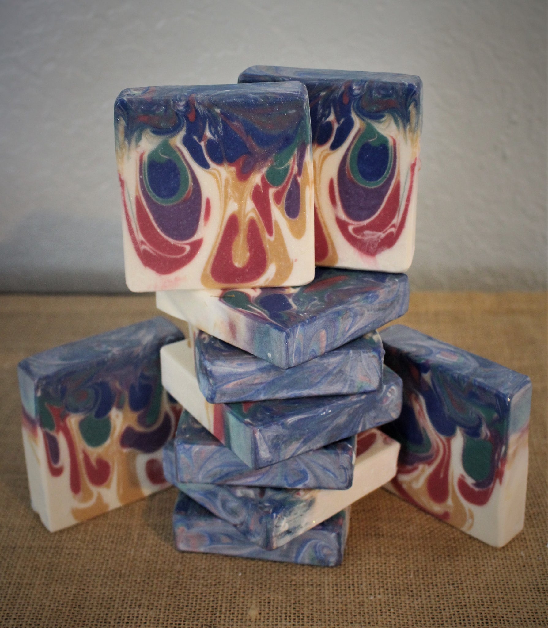 Peacock Galaxy Handcrafted Soap