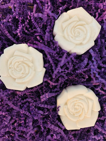 Lavender Rain Rose Bars | Handcrafted Soap