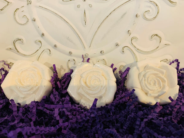 Lavender Rain Rose Bars | Handcrafted Soap